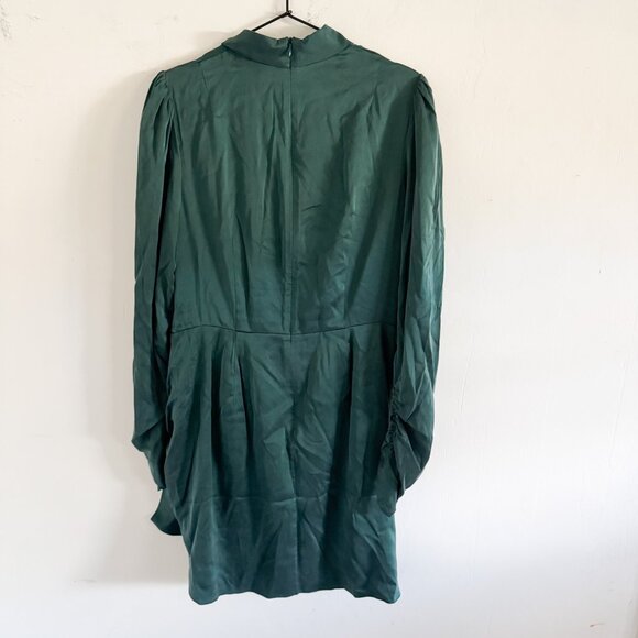 NWT Zimmermann Jade Green Silk Drape Dress US 10 - Picture 7 of 7
